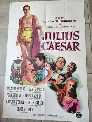 Julius Caesar Movie Poster OS Starring Marlon Brando • $25.99