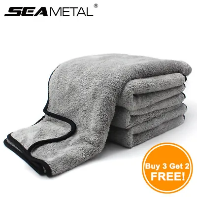 Large Microfiber Cleaning Cloth Wash Towel Drying Rag Car Polishing Detailing • $9.59