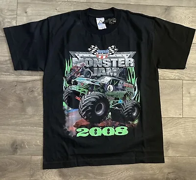 2008 Monster Jam Tour Of Destruction T Shirt Youth Large Gravedigger Y2K New • $19.99