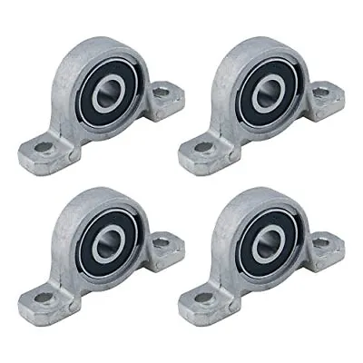 4pcs 8mm Inner Bore Ball Mounted Pillow Block Flange Micro Vertical Bearing • $14.60