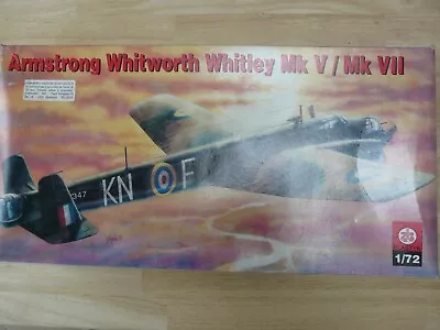 1/72 PLASTYK Ref S-121 Armstrong Whitworth Whitley Mk V/ Mk VII Model Airplane • £40.90