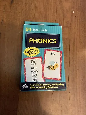 PHONICS - Kids Educational / Early Learning / Spelling / Pack Of 54 Flash Cards • £5