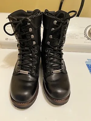 Harley Davidson Leather Boots • $45