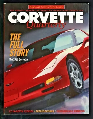 1997 Corvette Quarterly Collectors Issue Magazine With Poster -The 1997 Corvette • $11