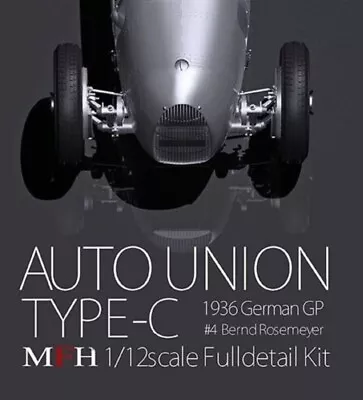 1/12 Model Factory Hiro K-816 Auto Union Type C 1936 German GP Winner   • $750