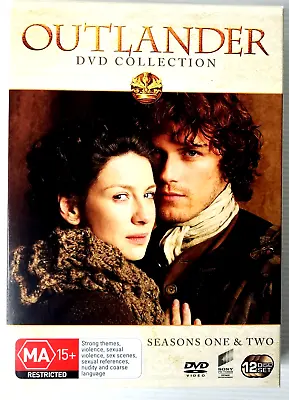 $10 • Buy Outlander DVD Collection Season 1 & 2 Box Set 12 Discs R4 TV Series  MA15+