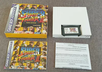£22.99 • Buy Nintendo Game Boy Advance Super Street Fighter II 2 Turbo Revival Boxed Manual