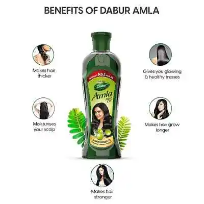 Dabur Amla Hair Oil For Stronger Longer And Thicker Hair - 90ml Hair Growth Oil • $9.19