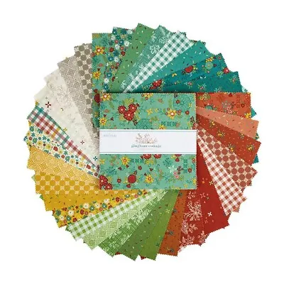 Charm Pack 5  Stacker 42pc Riley Blake  Gingham Cottage  By Heather Peterson • $14.99