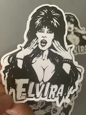 Elvira Mistress Of The Dark Halloween Glossy Vinyl Sticker Decal • $3.49