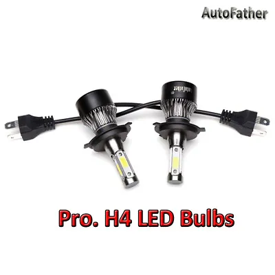 H4 9003 LED Headlight Bulb Light Hi/Lo Beam 6500K VS Xenon HID White Waterproof • $16.09