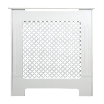 Derwent Mini White Radiator Cover Radiator Cabinet Shelf With Grille New 780 Mm • £31.49