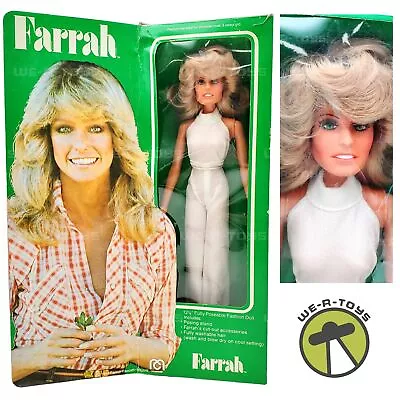 Farrah Fawcett Poseable 12.25  Doll MEGO With Cut-Out Accessories 1977 NRFP • $89.95