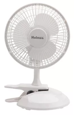 Holmes Convertible Desk & Clip Fan White HCF0611A-WM • $18.87