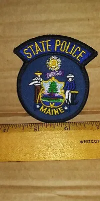 Maine State Police Patch - Free Shipping • $4.99