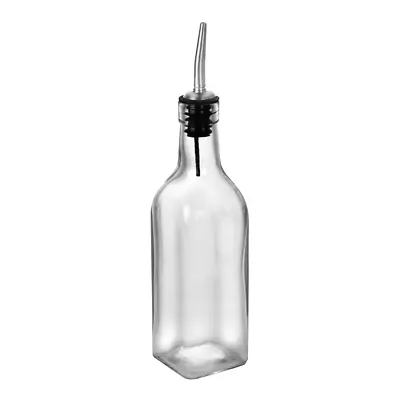 Anchor Hocking Glass Oil And Vinegar Bottle W/ Stainless Steel Spout – 11 Ounce • $9.99