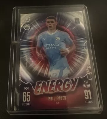 Match Attax Extra 2024 2023/24 ENERGY Phil Foden #271 • £0.99