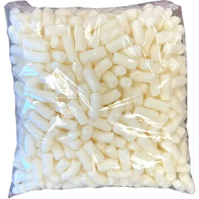 Biodegradable Packing Peanuts 0.6 Cu Ft Minipack Bag White Noodle Shaped • $10.49