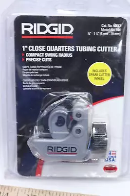 Ridgid Close Quarters Tubing Cutter 1  40617 • $15.02