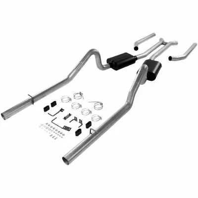 Flowmaster 17382 American Thunder Header Back Exhaust System; Dual Rear Exit • $953.95