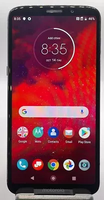 Motorola Moto Z3 64GB Black XT1929-4 Unlocked Android LTE Smartphone READ 5243 • $37.15