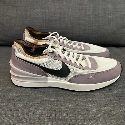 Nike Men's Waffle One Running Shoes White Purple DX3282-133 Mens Size 13 • $74.99