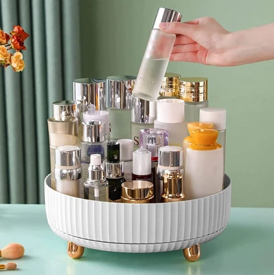 £12.99 • Buy Makeup Organiser 360 Rotating Acrylic Cosmetic Storage Box Perfume Display Stand