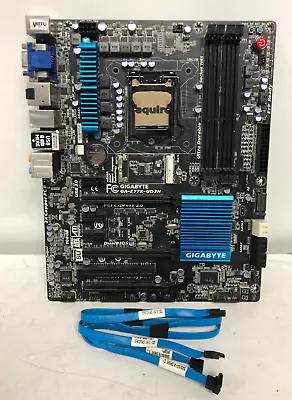 GIGABYTE GA-Z77X-UD3H Motherboard Intel Z77 LGA1155 DDR3 ATX • $84.99