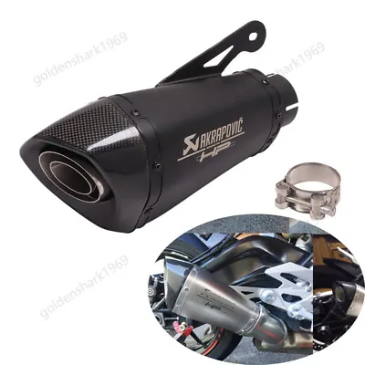 For BMW S1000RR 2010-2014 S1000R 2010-2016 Slip-on Muffler 60.5mm Exhaust Pipe • $144.32