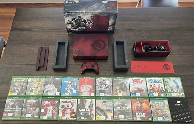 $600 • Buy Xbox One S 2TB Gears Of War 4 Limited Edition Console - Excellent Condition RARE