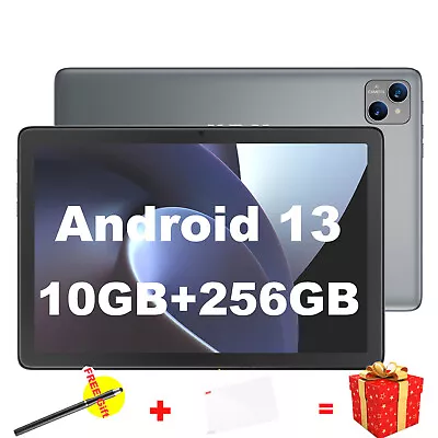 2024 Tablet 10.1 Inch Android 13 10GB 256GB 8-Core IPS 7000mAh WiFi BT5.0 NEW HD • £79.99