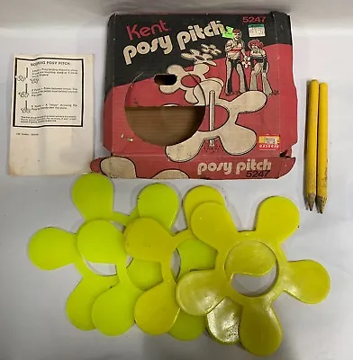 Vintage 1960’s POSY PITCH OUTDOOR LAWN GAME IN BOX With Instructions & Box (A5) • $26.95