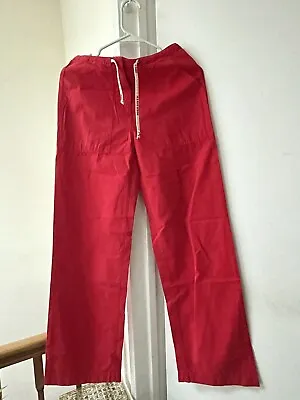 Miss Sixty Amuse Trousers Sz 25 Red StyleJ054 Made In Italy NWT • $28