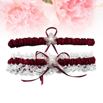 £5.18 • Buy  Sock Bridesmaid Lace Ribbon Garters Wedding Bridal Accessories Suspender