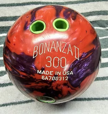 Bonanza 300 Bowling Ball 15 Lbs Retro Vintage • $14
