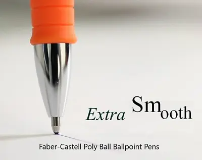 Faber Castell Poly Ball XB Extra Broad Tip Ballpoint Pens  Colours Refillable • £5.50