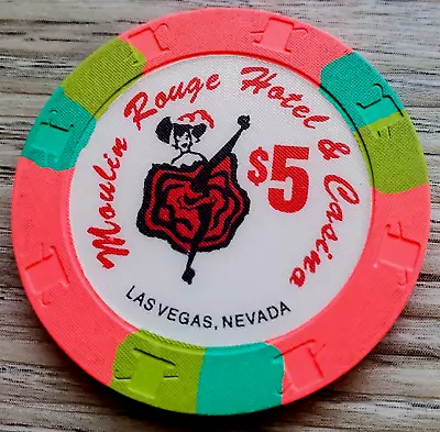 $5 Las Vegas Moulin Rouge Casino Chip • $39.99