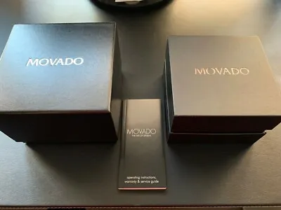 Box/Case MOVADO Vintage Full Set 1990-2000 • $60.88