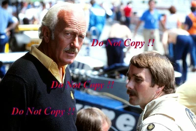 £3.20 • Buy Colin Chapman & Nigel Mansell JPS Team Lotus Austrian Grand Prix 1981 Photograph