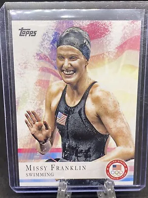 2012 Topps US Olympic Team And Olympic Hopefuls Missy Franklin #59 Rookie RC • $2