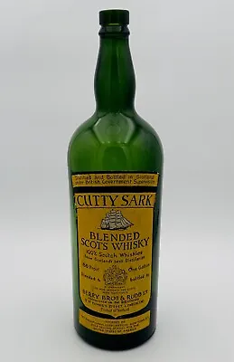 Vintage Cutty Sark Blended Scotch Whiskey Glass Display Bottle Made In Uk 18.5” • $55