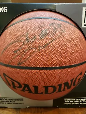 90s Shaquille O'Neal Signed Spalding Basketball Auto Goldin COA Stand & Plaque • $219.99