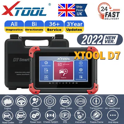 £439 • Buy XTOOL D7 OBD2 Bidirectional All System Diagnostic Scanner Tool Fault Code Reader