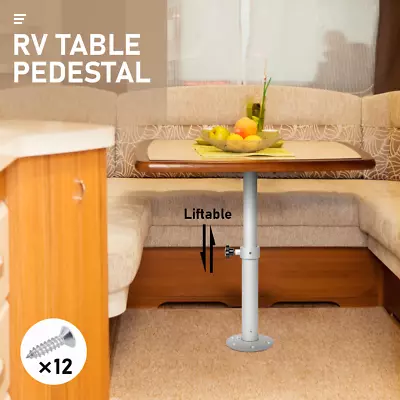 Table Pedestal Telescopic Furniture Leg For RV Marine Boat Caravan Motorhome • $103.50