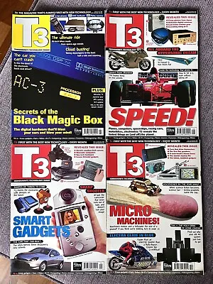 T3 Magazine - Four Issues #9 10 11 12 - 1997 - Technology Gadgets - Mint - Rare • £11.95
