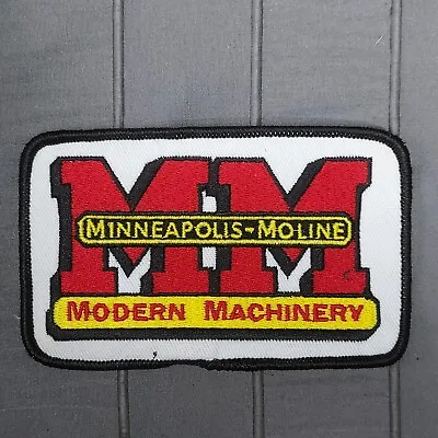 Minneapolis Moline MM Logo Modern Machinery Uniform Hat Jacket Coat Patch  • $9.99