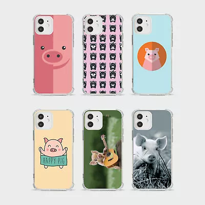 Case For Iphone 15 14 13 12 11 Se 8 Pro Shockproof Phone Cover Pig Piggy Piglet • £5.99