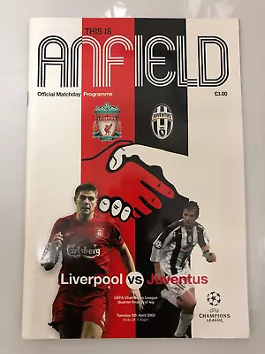 UEFA Champions League Quarter-final 1st Leg Liverpool Vs Juventus 5 Apr 2005 • £6.99