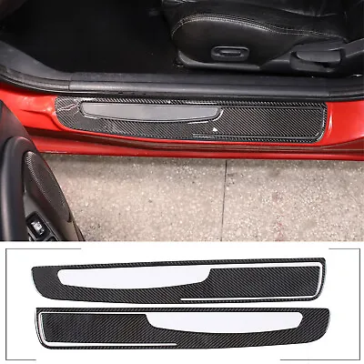 Carbon Fiber Outer Sill Tread Scratch Resistant Trim For Mitsubishi ECLIPSE • $59.99