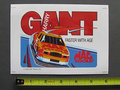  HARRY GANT...MAC TOOLS  Vintage Original 1992 Racing Sticker Decal ** NASCAR • $6.95